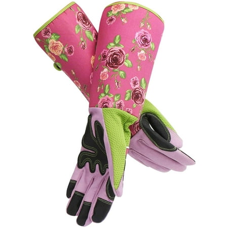 Gantelet de jardin pour dames à l'épreuve des épines de protection des  coudes des bras avec des gants de jardinage longs à manches longues pour  les femmes