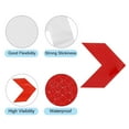 thumbnail image 4 of Uxcell Reflective Stickers, 20 Pack 2.36 x 2.36 Inch Adhesive Night Arrow Shape Safety Tape Reflector, Red, 4 of 5