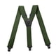 thumbnail image 1 of tirantes para hombre,Tirantes para pantalones de mujer y hombre de alta resistencia,Tirantes ajustables con correas elásticas en forma de Y,Trabillas para cinturón para mujer,para verde, 1 of 8