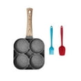 thumbnail image 1 of Sartén antiadherente para huevos, sartén redonda antiadherente, para huevos, sartén para cocinar huevos domésticos, sartén para panqueques para 4 agujeros, 1 of 9