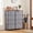 Blue Gray, variant on Nextay 8-Drawer Dresser, Fabric Storage Tower for Bedroom, Hallway, Entryway, Tall Chest Organizer Unit with Fabric Bins,Black Wood