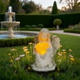 thumbnail image 4 of Solar Powered Angel With Beating Heart Motion Desktop Ornament For Home And Solar Angel Figurine For Indoor Use, 4 of 6