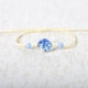 thumbnail image 1 of Nvzi Pulsera de flores hecha a mano - Pulsera de resina, pulsera ajustable, pulsera de flores - 2 piezas, azul oscuro, 1 of 3