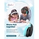thumbnail image 3 of Auriculares para niños iClever HS19 con micrófono y limitador de volumen 85/94dB, plegables y con Shareport (negro), 3 of 3