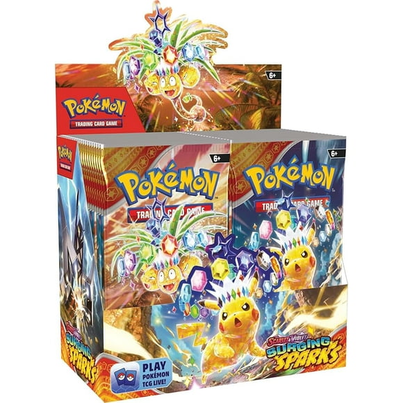 Pokémon TCG : Scarlet & Violet - Surging Sparks Présentoir de Boosters