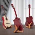 thumbnail image 4 of Dinheiro Soporte De Guitarra De Madera Portátil, Estante De Instrumentos Musicales Universal Bajo Desmontable1pcs-madera, 4 of 5