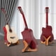 thumbnail image 4 of Soporte universal para instrumentos musicales de bajo, diseño compacto y desmontable, soporte portátil de madera para guitarra, 4 of 5