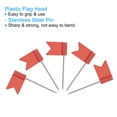 thumbnail image 4 of Unique Bargains Flag Map Push Pins, 1 Inch Travel Map Pins with Plastic Head, Red, 50Pack, 4 of 6