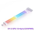 thumbnail image 1 of DY-2 Power Supply Luminous Extension Cable 5V ARGB 24Pin Motherboard Graphics Card 3*8PIN LED Extension Cable GPU 12 4pin, 1 of 6