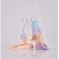 thumbnail image 4 of Figura de acción de anime de moda Liberation No Game No Life Cat Ear Girl Shiro Traje de baño Bikini Agachado Ver 7 cm, Conejo blanco sirviente arrodillado animación marco periférico adornos, 4 of 5