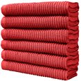 thumbnail image 4 of 6 Premium Kitchen Towels (16x 26, 6 Pack)  Large Cotton Kitchen Hand Towels  Ribbed Design  340 GSM Highly Absorbent Tea Towels Set With Hanging Loop, 4 of 6