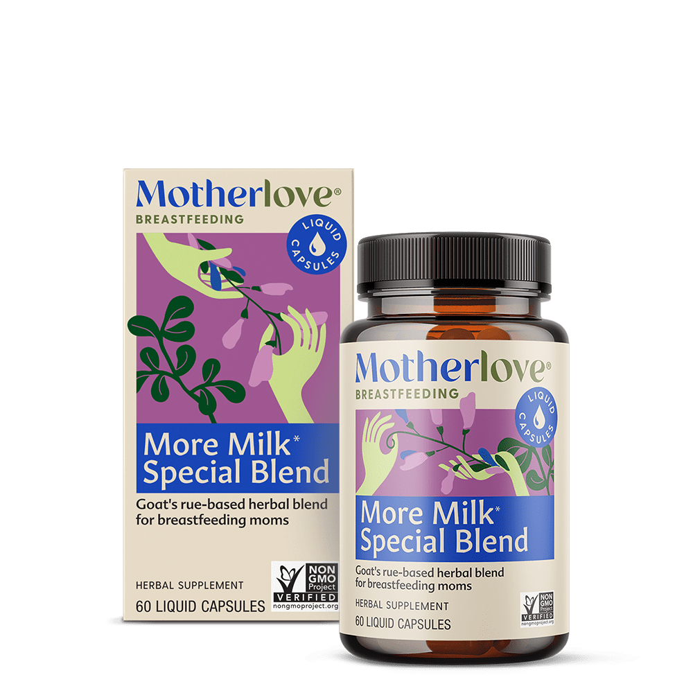 Motherlove More Milk® Special Blend, Goat's Rue-Based Lactation Supplement, 60 Liquid Caps