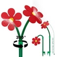 thumbnail image 7 of Crazy Daisy Sprinkler Crazy Dancing Flower Water Sprinklers Funny 360° Rotating Sun Flower Dancing Daisy Lawn Sprinkler for Yard Watering Dogs Kids Playing (Red), 7 of 7