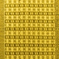 thumbnail image 1 of Ahgly Company Indoor Square Abstract Yellow Modern Area Rugs, 5' Square, 1 of 4