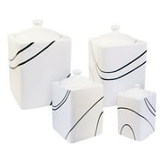 Corelle Simple Lines 4-piece Canister Se