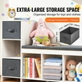 thumbnail image 3 of VEVOR Kids Reading Nook Bench 6-Cubby Storage Bookshelf with Seat Cushion White, 3 of 9