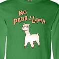 thumbnail image 4 of Inktastic No Prob Llama cute llama Long Sleeve T-Shirt, 4 of 5