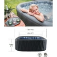 thumbnail image 4 of Aqua Marina MSpa Delight Series 6-Person 132-Massage Jets Inflatable Hot Tub, 4 of 11