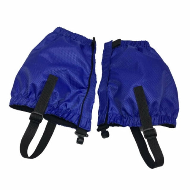 Wosthever Pack de 2 polainas portátiles para senderismo al aire libre, para caminar, impermeables, para la nieve, a prueba de viento, para caza, Escalada Azul Wosthever OD024837-03