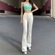 thumbnail image 4 of ZOENOVA-pantalones vaqueros acampanados de cintura baja para mujer, vaqueros holgados y cómodos, elásticos, a la moda, estilo novio, 2022, 4 of 5