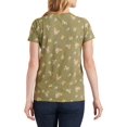 thumbnail image 2 of Lucky Brand Women's Cotton Printed T-Shirt Black Size Small, 2 of 3