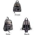 thumbnail image 2 of Mochila transparente impermeable Mochila escolar transparente Bolsas de viaje Mochila de plástico Mochila para niños-negro, 2 of 5