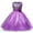 Purple, variant on Styles I Love Little Kid Girls Sleeveless Sequin Tulle Flower Girl Dress Wedding Pageant Party Dresses 2-8Y, 5 Colors (Purple, 160/7-8 Years)