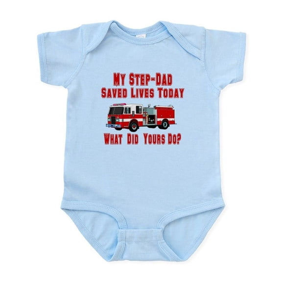 CafePress - Step Dad What Did Yours Do? Infant Bodysuit - Baby Light Bodysuit