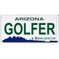 thumbnail image 1 of Arizona Golfer White Photo License Plate   Free Personalization on this Plate, 1 of 1