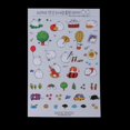 thumbnail image 2 of 6 Sheet Kawaii Cute Fat Rabbit Stationery Stickers Cartoon Clear Transparent Stickers Scrapboking Album Decor, 2 of 9