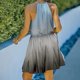 thumbnail image 4 of Mini vestido de verano para mujer con cuello redondo, informal, sin mangas, estampado, fluido, bohemio, playa Fridja  hjkh4906, 4 of 7