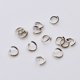thumbnail image 5 of 100 Uds. Anillo de salto abierto de acero inoxidable, oro, rosa, acero, Color dorado, 0,8mm de espesor, 4-10mm, conector de anillo dividido, joyería artesanal DIY, 5 of 5