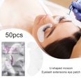 thumbnail image 1 of 50 pares de almohadillas para extensiones de pestañas, juego de pegatinas para ojos injertadas en forma de U, herramientas de belleza Ndcxsfigh Cuidado Belleza, 1 of 9