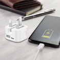 thumbnail image 4 of Klonfd Port USB Travel Power Adapter Mobile Phone Charger UK International Block Cube Plug For IPhone And IPad, 4 of 6