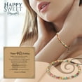 thumbnail image 2 of 16 years old 21 years old 30 years old 40 years old 50 years old 60 years old 70 years old 80 years old lady birthday gift, natural stone bracelet gift for mum, grandma, daughter, sister, friend, 2 of 6