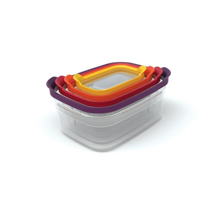 Joseph Joseph Nest Food Storage Container Set with Air Tight Lids (8-Piece)