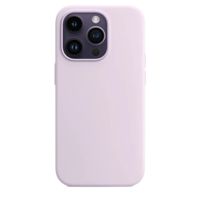 Original Magnetic Case Magsafe Liquid Silicone For iPhone 14 Pro Max Plus 14Max Case Wireless Charging Full Protect Cover Lilac for iphone14Plus(6.7")
