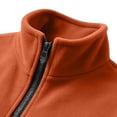 thumbnail image 5 of Polar Fleece Jacket for Men Ghalytn Full Zip Stand Collar Coat - Lightweight Outdoor Top with Pockets, 5 of 7