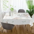 thumbnail image 6 of Coolnut Cute Easter Rabbits Tablecloth Rectangle Colorful Table Cloth Large Square Table Cover for Dining Kitchen Party 54"x54" Decor Gift, 6 of 7