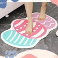 thumbnail image 4 of Tapis de Zone, Tapis en Tissu. (Rose-C), 4 of 6