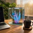 thumbnail image 7 of Aquarium Decorations, Artificial Aquatic Plants Soft Silica with Base for Saltwater Tank Decor, Realistic Low Maintenance, 7 of 7