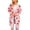 Pink, variant on Womens Sweater Valentine's Day Heart Print Knitted Cardigan With Pocket Mid Length Trendy Outfits
