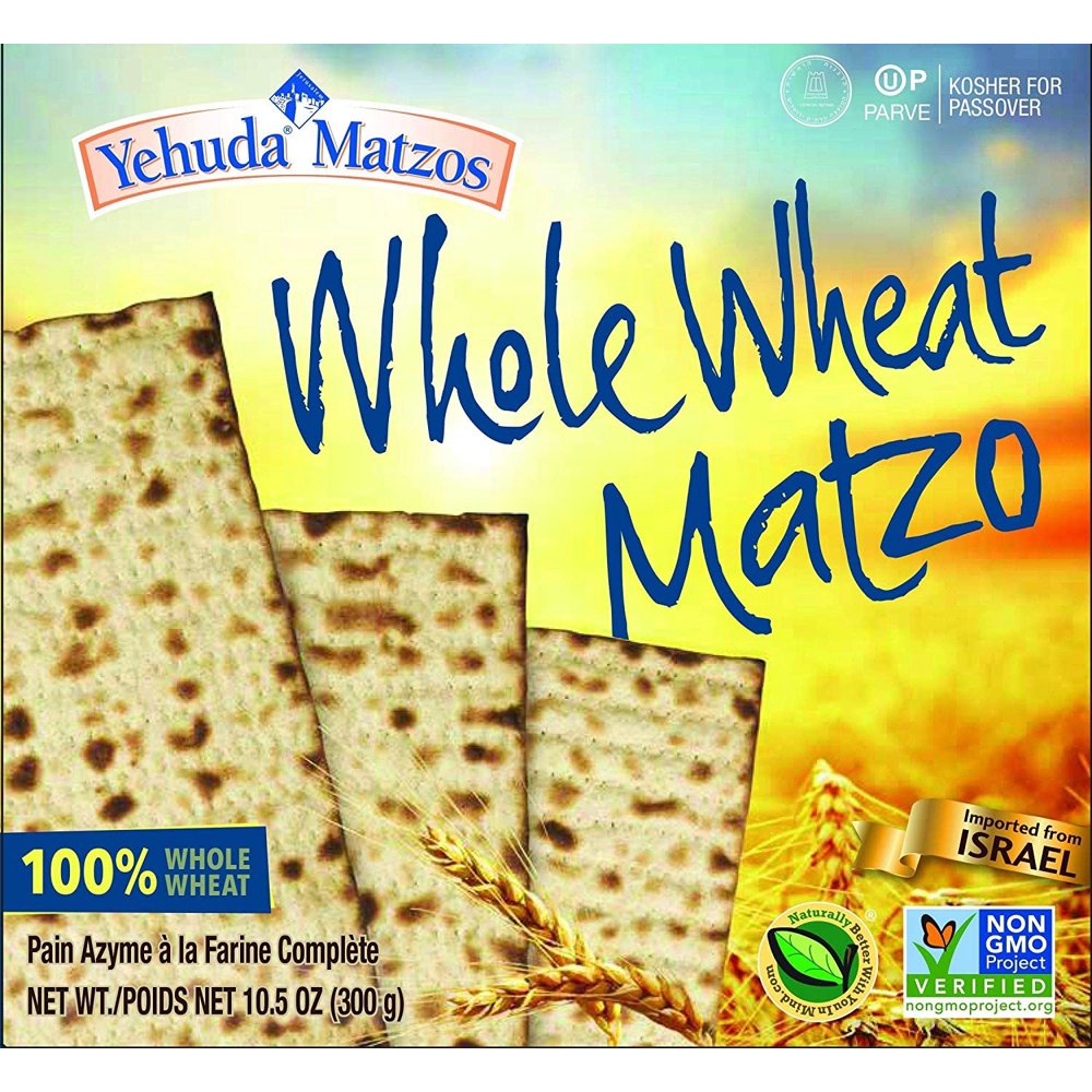 Yehuda, Whole Wheat Matzo, 10.5oz 5 Pack Great Value!