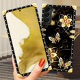 thumbnail image 4 of Daizag Compatible Con Samsung Galaxy S22 B Golden Garden Butterfly Funda Lujo Elegante Mujeres Niñas Decoración De Metal Esquina Clásico Retro Suave Tpu Funda Para Samsung Galaxy S22, 4 of 5