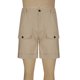 thumbnail image 3 of pstuiky Pantalones cortos para hombre, Pantalones cortos casuales de lino liso elásticos para hombre, con bolsillos y botones, cintura elástica Pantalones cortos de baloncesto, 3 of 7