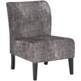 thumbnail image 1 of Ashley Chaise Triptis en Gris Charbon de Bois, 1 of 4