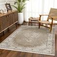 thumbnail image 2 of Beige Oriental Area Rugs for Living Room Washable Rugs Boho Moroccan Area Rug Soft Neutral Geometric Bohemian Carpet Distressed Indoor Rug for Bedroom Dining Room Office Foldable Nonslip Rug, 2 of 9