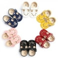 thumbnail image 3 of Newborn Baby Girls PU Leather Shoes Prewalkers Boots Non-slip Shoes First Walkers, 3 of 3