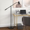 thumbnail image 3 of Evelyn&Zoe 12" Blackened Bronze Metal Floor Lamp, 3 of 10