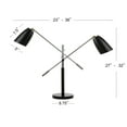 thumbnail image 4 of SAFAVIEH Mavis 32 in. H Adjustable Duo-Light Table Lamp, Black, 4 of 4